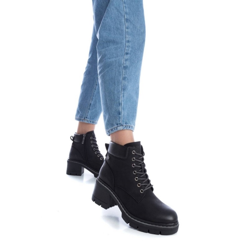 Bottines Refresh  Noir Vert Clair Femme | JJX-0088629