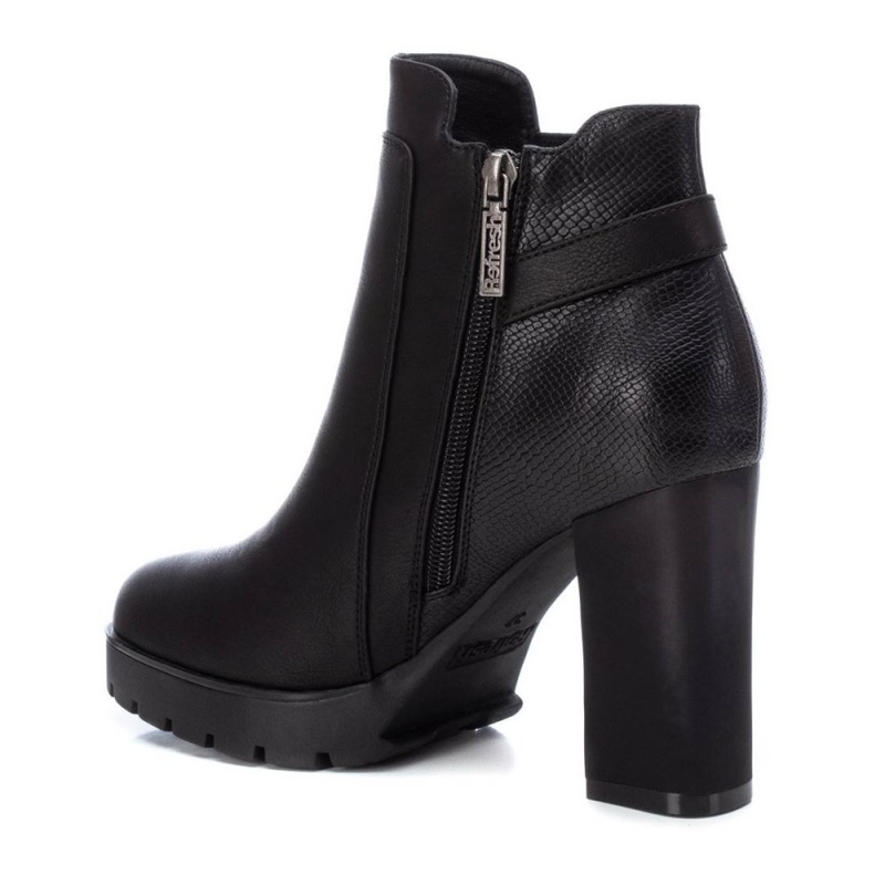 Bottines Refresh  Noir Femme | WKD-1753182