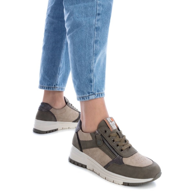 Baskets Refresh  Kaki Femme | QYT-4420088