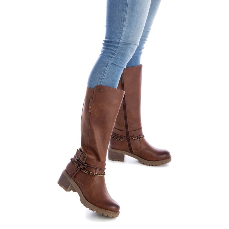 Bottes Hautes Refresh  Bleu Vert Foncé Femme | ZHR-6716950